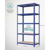 SONGMICS Regal 200 x 100 x 50 cm rjavo-moder,GLR050Q01 SONGMICS SONGMICS Regal 200 x 100 x 50 cm rjavo-moder,GLR050Q01