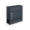 SONGMICS poštni nabiralnik GMB052G01 SONGMICS SONGMICS poštni nabiralnik GMB052G01