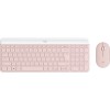 Logitech Slim Wireless Combo MK470, SLO gravura, roza LOGITECH Logitech Slim Wireless Combo MK470, SLO gravura, roza