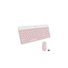 Logitech Slim Wireless Combo MK470, SLO gravura, roza LOGITECH Logitech Slim Wireless Combo MK470, SLO gravura, roza