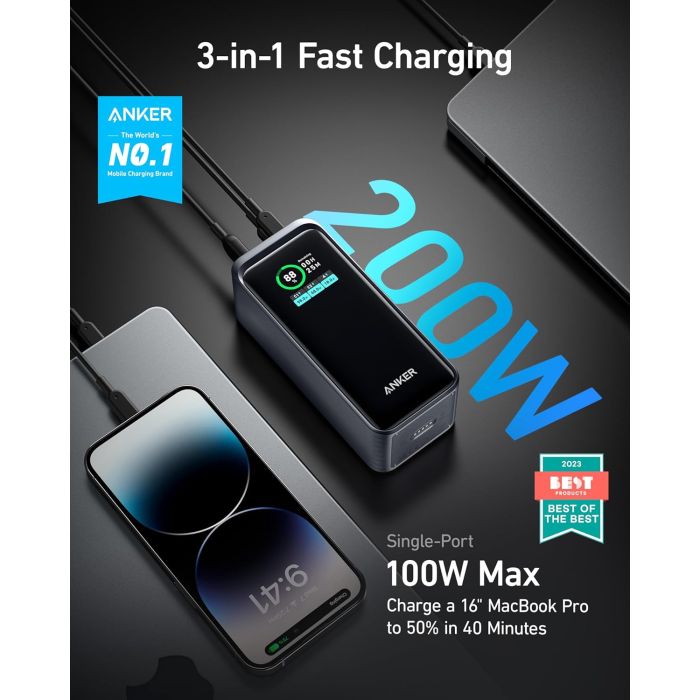 Anker Prime Powerbank 20000mAh 200W ANKER Anker Prime Powerbank 20000mAh 200W