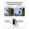 Anker Powerbank 25000 mAh z vgrajenim kablom USB-C, 165W, srebrn ANKER Anker Powerbank 25000 mAh z vgrajenim kablom USB-C, 165W, srebrn