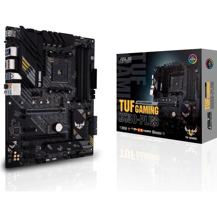 ASUS TUF GAMING B550-PLUS, DDR4, SATA3, USB3.2Gen2, DP, AM4 ATX ASUS ASUS TUF GAMING B550-PLUS, DDR4, SATA3, USB3.2Gen2, DP, AM4 ATX