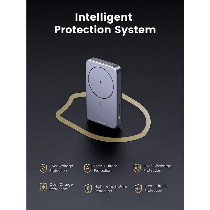 Ugreen magnetna baterija z zložljivim stojalom 10.000mAh PD 20w