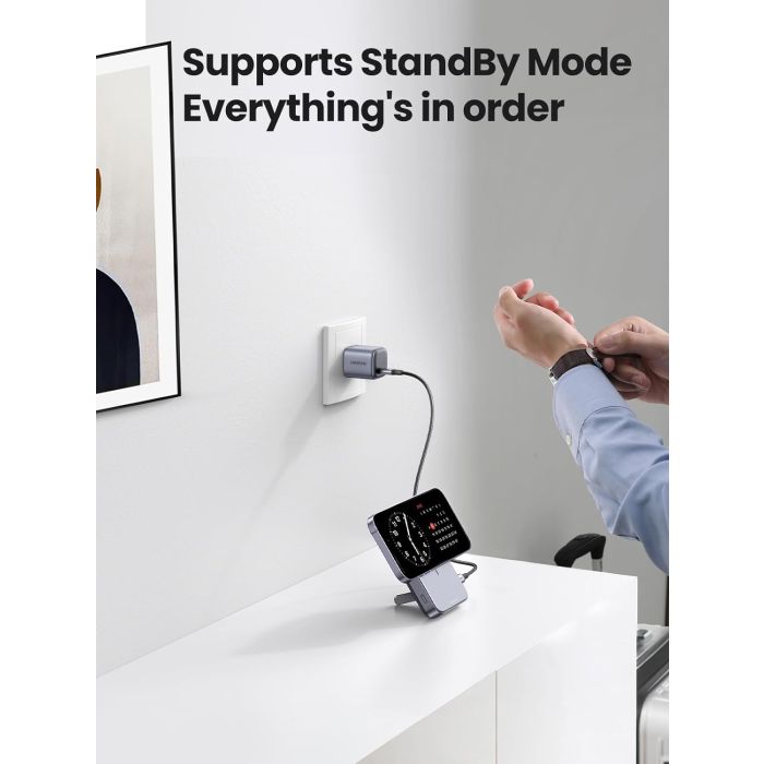 Ugreen magnetna baterija z zložljivim stojalom 10.000mAh PD 20w