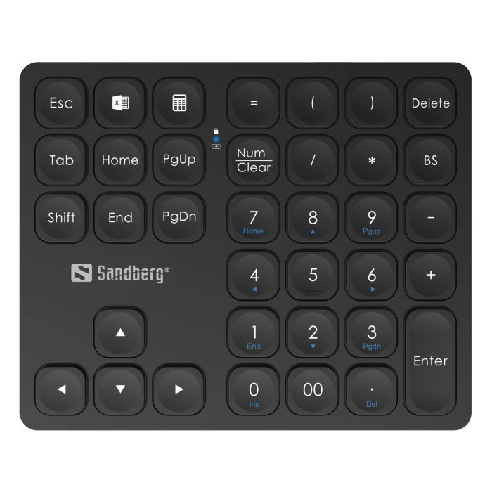 Sandberg Wireless + BT Numeric Keypad Pro SANDBERG Sandberg Wireless + BT Numeric Keypad Pro