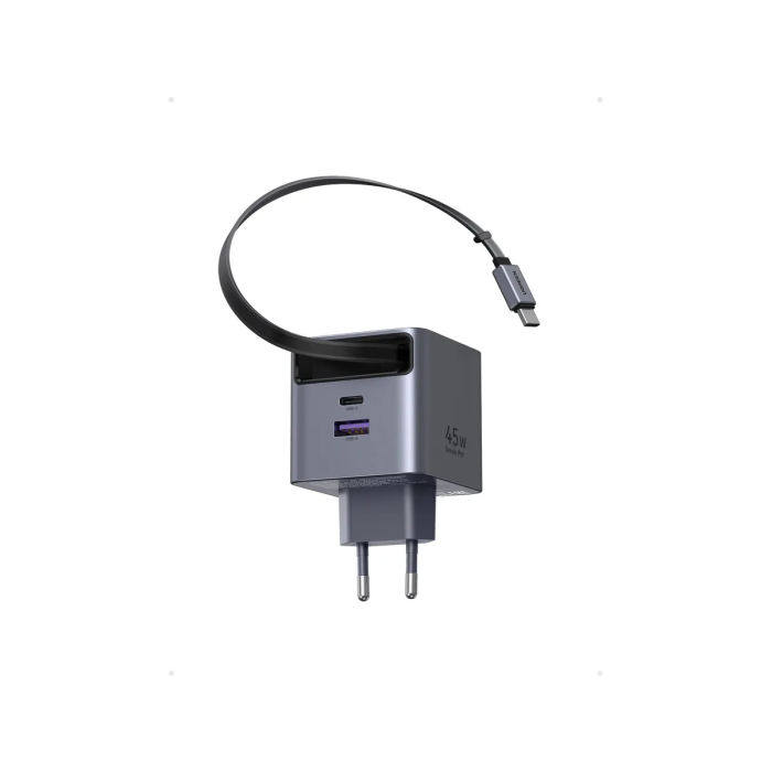 Ugreen Retractable 45W GaN USB-C polnilec UGREEN Ugreen Retractable 45W GaN USB-C polnilec