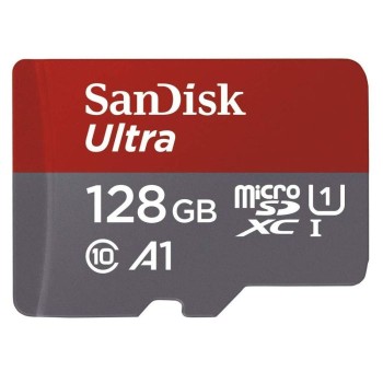SanDisk Ultra microSDXC 128GB + SD Adapter 140MB/s  A1 Class 10 UHS-I