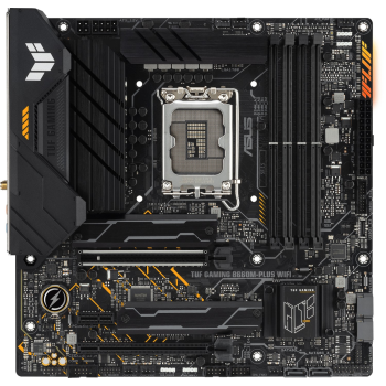 ASUS TUF GAMING B660M-PLUS WIFI, DDR5, SATA3, USB3.2Gen2x2, DP, WiFi, LGA1700 mATX ASUS TUF GAMING B660M-PLUS WIFI, DDR5, SATA3, USB3.2Gen2x2, DP, WiFi, LGA1700 mATX