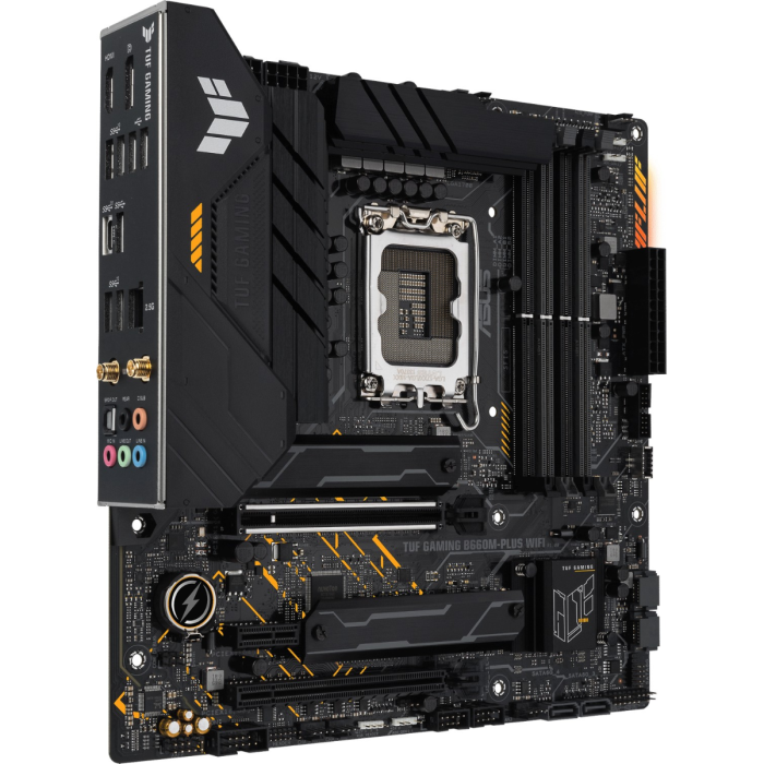 ASUS TUF GAMING B660M-PLUS WIFI, DDR5, SATA3, USB3.2Gen2x2, DP, WiFi, LGA1700 mATX ASUS ASUS TUF GAMING B660M-PLUS WIFI, DDR5, SATA3, USB3.2Gen2x2, DP, WiFi, LGA1700 mATX