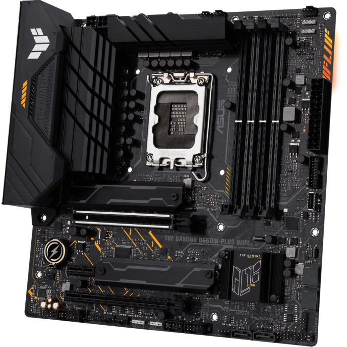 ASUS TUF GAMING B660M-PLUS WIFI, DDR5, SATA3, USB3.2Gen2x2, DP, WiFi, LGA1700 mATX ASUS ASUS TUF GAMING B660M-PLUS WIFI, DDR5, SATA3, USB3.2Gen2x2, DP, WiFi, LGA1700 mATX
