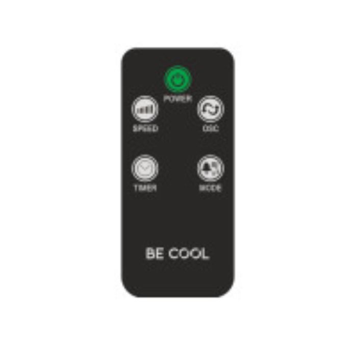 Be Cool Stolpni ventilator 74,5 cm z daljinskim upravljalnikom BECOOL Be Cool Stolpni ventilator 74,5 cm z daljinskim upravljalnikom