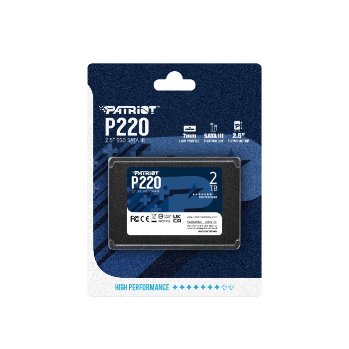 Patriot P220 2TB SSD SATA 3 2.5 PATRIOT Patriot P220 2TB SSD SATA 3 2.5