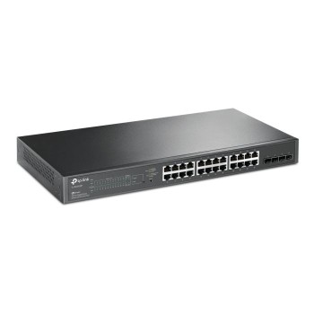 TP-LINK JetStream TL-SG2428P 26-Port Gigabit PoE+ Smart Switch × 4 SFP slot TP-LINK JetStream TL-SG2428P 26-Port Gigabit PoE+ Smart Switch × 4 SFP slot