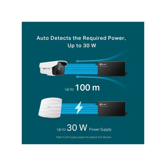 TP-LINK TL-POE160S PoE+ Injector TP-LINK TP-LINK TL-POE160S PoE+ Injector