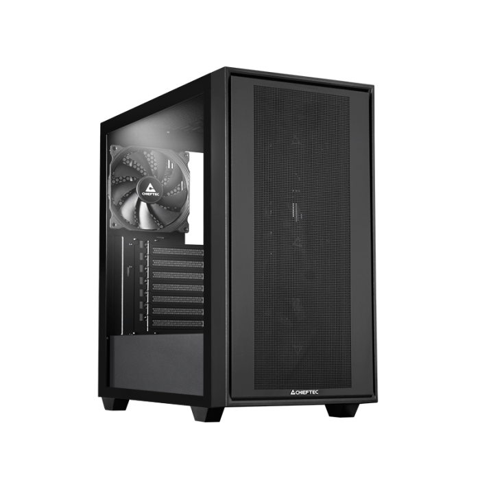 Chieftec Night Hunter USB-C ATX ohišje, črno CHIEFTEC Chieftec Night Hunter USB-C ATX ohišje, črno