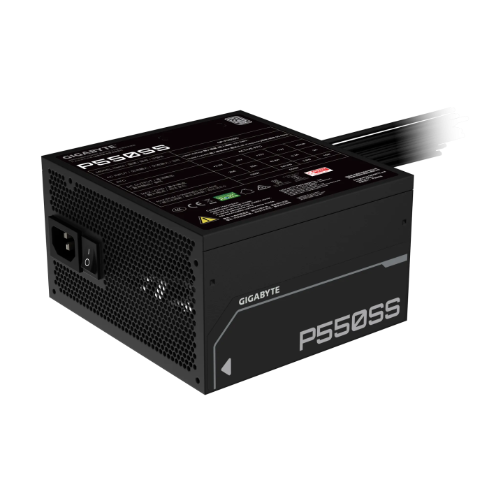 Gigabyte napajalnik P550SS 550W 80 Plus Silver GIGABYTE Gigabyte napajalnik P550SS 550W 80 Plus Silver