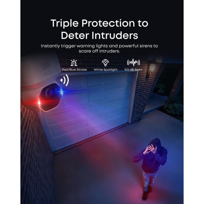 Anker Eufy Security SoloCam E42 komplet 2 kamer + HomeBase 3 baza + 2 solarna panela ANKER Anker Eufy Security SoloCam E42 komplet 2 kamer + HomeBase 3 baza + 2 solarna panela