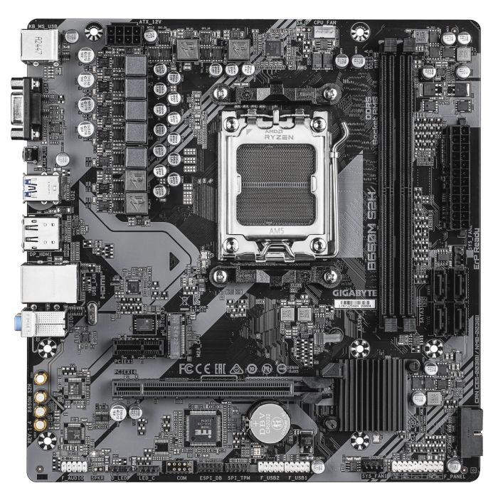GIGABYTE B650M S2H, DDR5, SATA3, USB3.2Gen1, DP, AM5 mATX GIGABYTE GIGABYTE B650M S2H, DDR5, SATA3, USB3.2Gen1, DP, AM5 mATX
