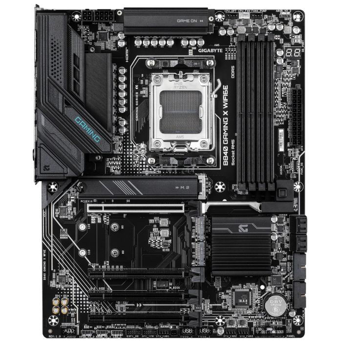 GIGABYTE B840 GAMING X WIFI6E, DDR5, SATA3, USB3.2Gen2, DP, 2.5GbE, Wi-Fi 6E, AM5 ATX GIGABYTE GIGABYTE B840 GAMING X WIFI6E, DDR5, SATA3, USB3.2Gen2, DP, 2.5GbE, Wi-Fi 6E, AM5 ATX