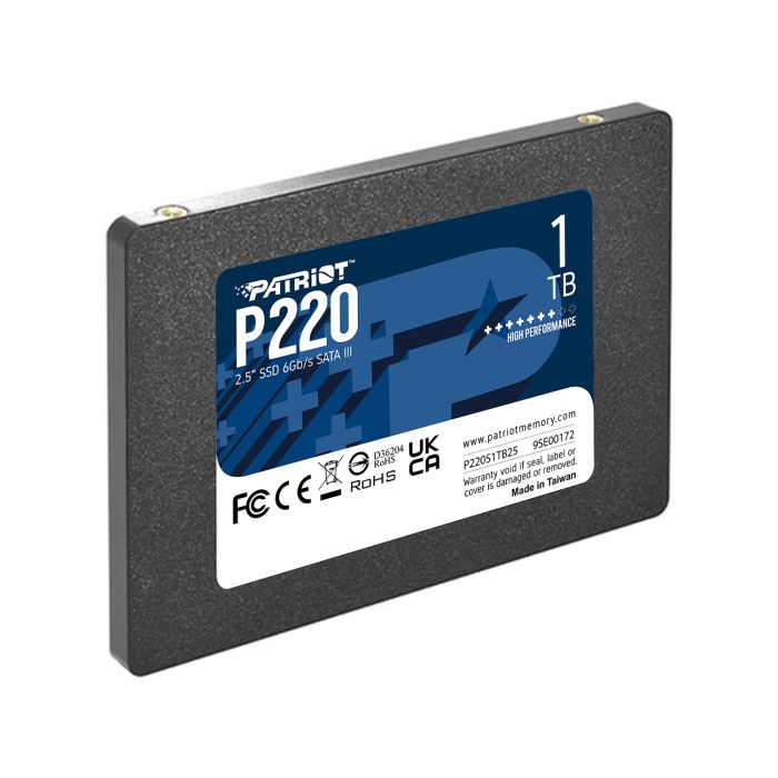 Patriot P220 1TB SSD SATA 3 2.5 PATRIOT Patriot P220 1TB SSD SATA 3 2.5