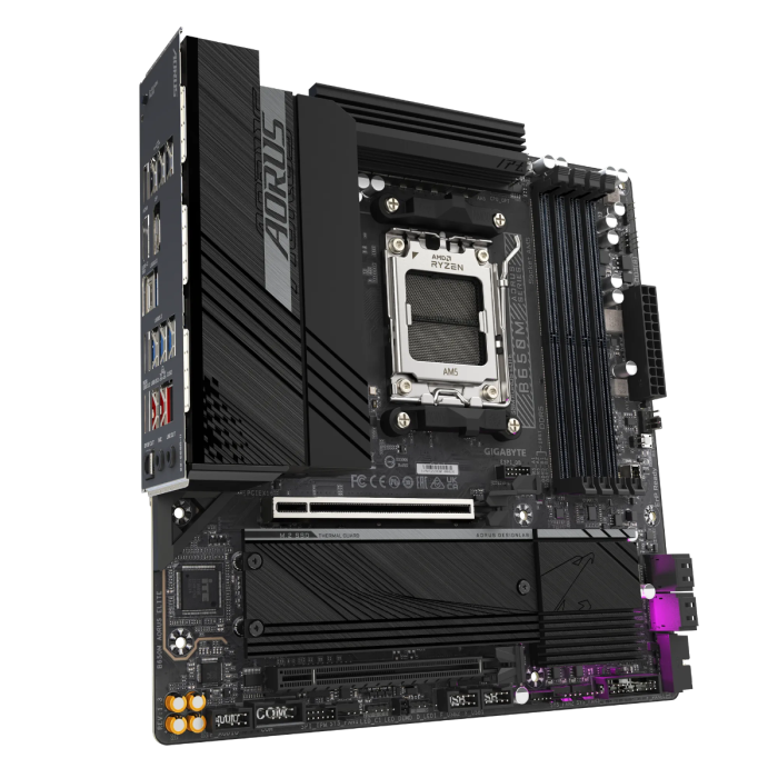 GIGABYTE B650M AORUS ELITE, DDR5, SATA3, USB3.2Gen2x2, DP, 2.5GbE, AM5 mATX GIGABYTE GIGABYTE B650M AORUS ELITE, DDR5, SATA3, USB3.2Gen2x2, DP, 2.5GbE, AM5 mATX