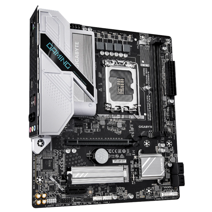 GIGABYTE H810M GAMING WIFI6, DDR5, SATA3, DP, USB3.2Gen1, Wi-Fi 6, LGA1851 mATX GIGABYTE GIGABYTE H810M GAMING WIFI6, DDR5, SATA3, DP, USB3.2Gen1, Wi-Fi 6, LGA1851 mATX