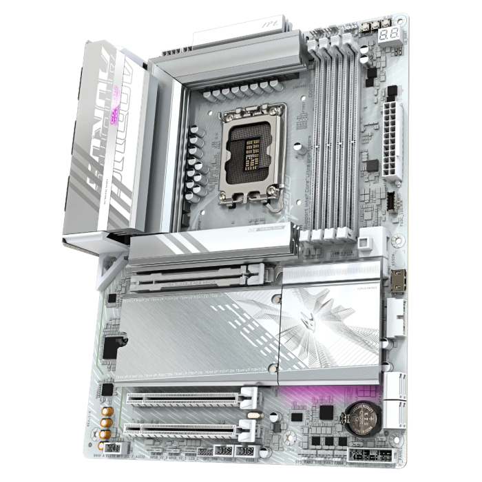 GIGABYTE B860 AORUS ELITE WF7 ICE, DDR5, SATA3, USB4, DP, Wi-Fi 7, LGA1851 ATX GIGABYTE GIGABYTE B860 AORUS ELITE WF7 ICE, DDR5, SATA3, USB4, DP, Wi-Fi 7, LGA1851 ATX