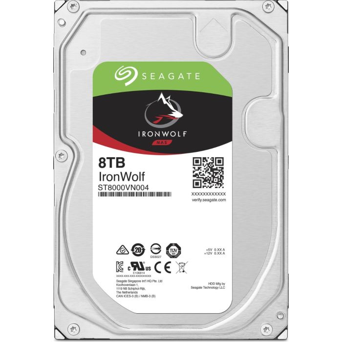 Seagate 8TB IronWolf 3,5 SATA 6Gb/s 7200rpm 256MB HDD disk SEAGATE Seagate 8TB IronWolf 3,5 SATA 6Gb/s 7200rpm 256MB HDD disk