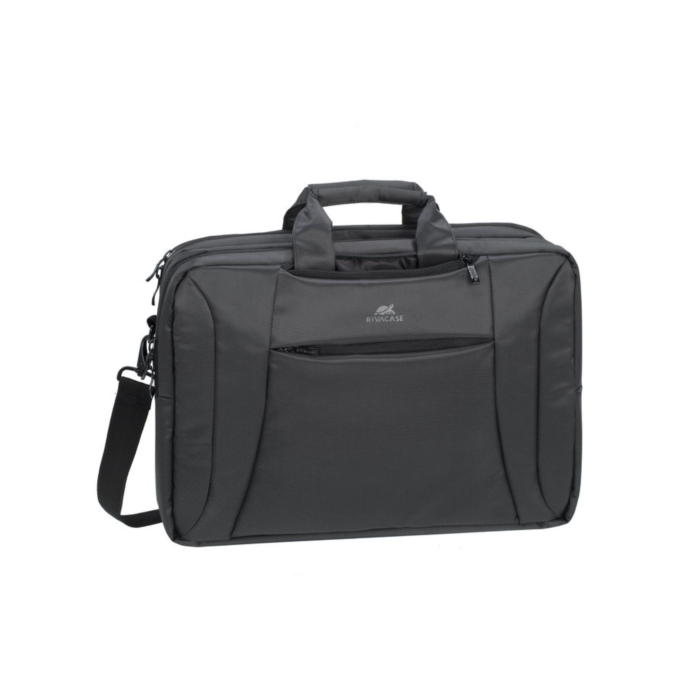 RivaCase ogljeno črna spremenljiva torba/nahrbtnik za prenosni računalnik 16 8290