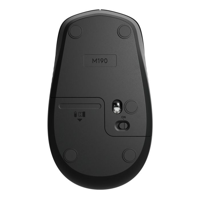 Miška Logitech M190 Wireless, črna