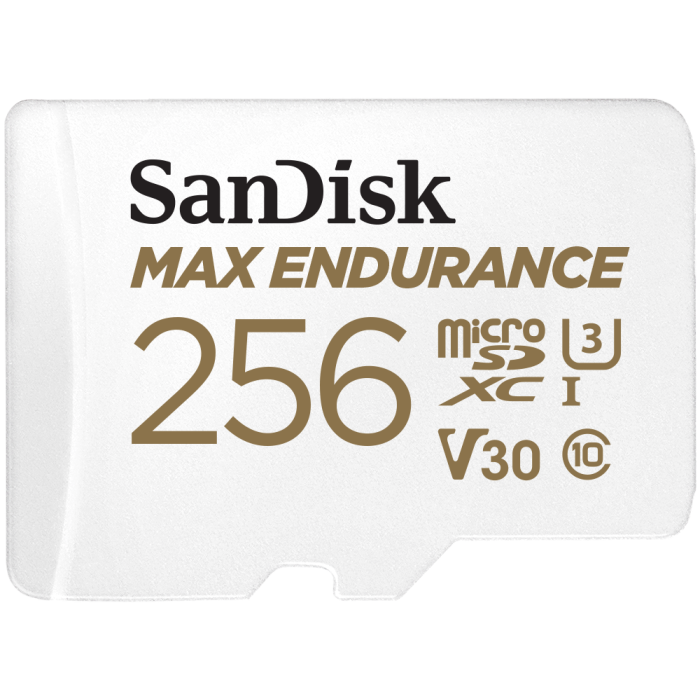 SanDisk MAX ENDURANCE microSDXC 256GB + SD Adapter SANDISK SanDisk MAX ENDURANCE microSDXC 256GB + SD Adapter