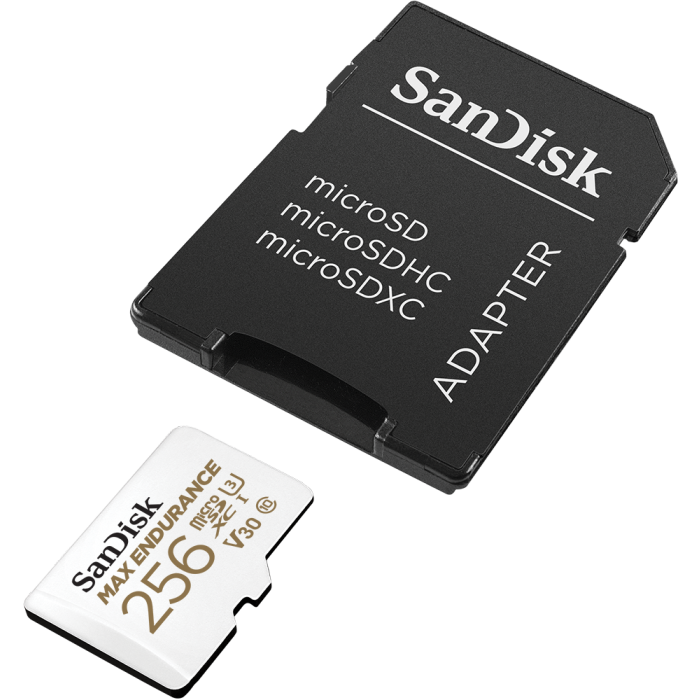 SanDisk MAX ENDURANCE microSDXC 256GB + SD Adapter SANDISK SanDisk MAX ENDURANCE microSDXC 256GB + SD Adapter