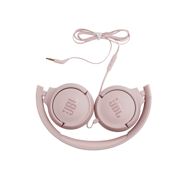 JBL Tune 500 naglavne slušalke z mikrofonom, roza