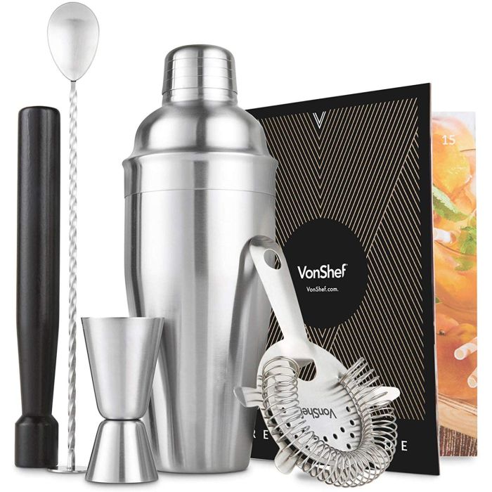 VonShef 5 delni set za koktajle Manhattan VONSHEF VonShef 5 delni set za koktajle Manhattan