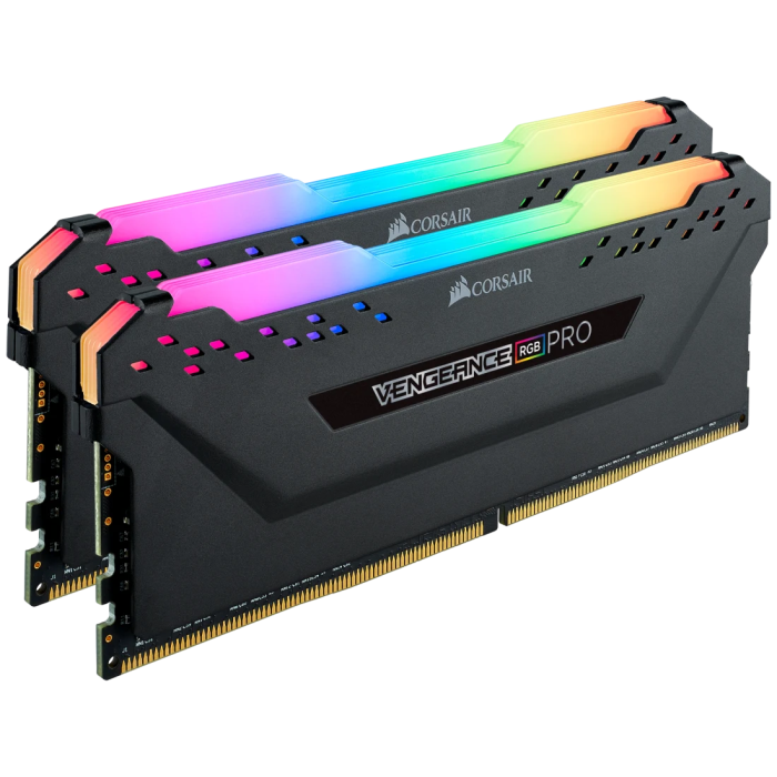 Corsair VENGEANCE RGB PRO 32GB (2x16GB) DDR4 DRAM 3600MHz CL18, 1.35V CORSAIR Corsair VENGEANCE RGB PRO 32GB (2x16GB) DDR4 DRAM 3600MHz CL18, 1.35V
