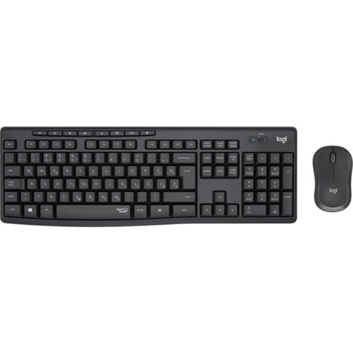 Logitech tipkovnica +miška brezžična Desktop MK295 SLO - grafitna barva SLO, silent LOGITECH Logitech tipkovnica +miška brezžična Desktop MK295 SLO - grafitna barva SLO, silent