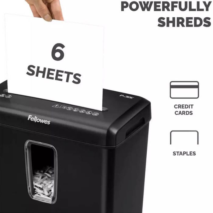 Fellowes Powershred P-30C Cross-Cut uničevalnik dokumentov FELLOWES Fellowes Powershred P-30C Cross-Cut uničevalnik dokumentov