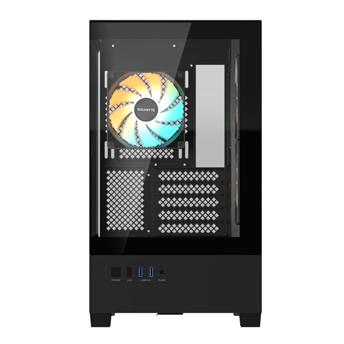 Gigabyte C201 PANORAMIC ATX RGB osvetljeno ohišje, črno GIGABYTE Gigabyte C201 PANORAMIC ATX RGB osvetljeno ohišje, črno