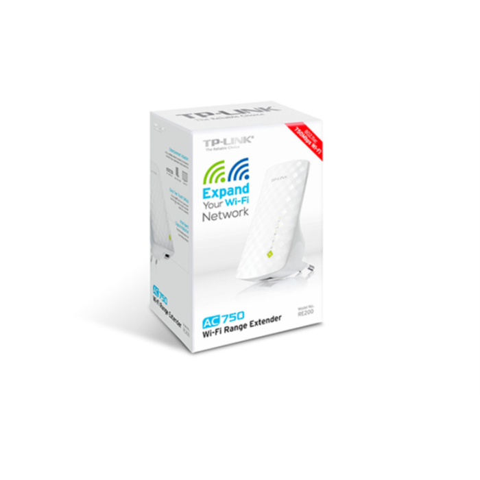 TP-LINK RE200 750Mbps WiFi Range Extender TP-LINK TP-LINK RE200 750Mbps WiFi Range Extender
