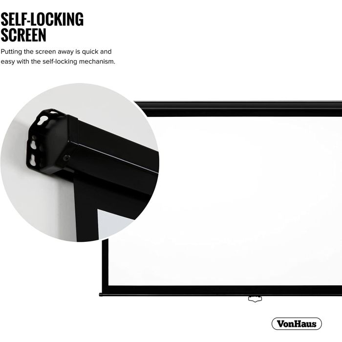 VonHaus projekcijsko platno 90 VONHAUS VonHaus projekcijsko platno 90