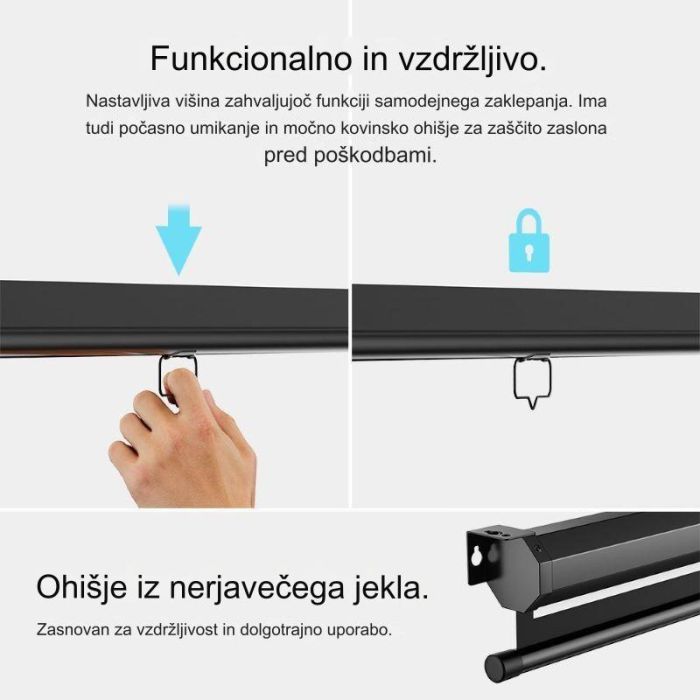 VonHaus projekcijsko platno 90 VONHAUS VonHaus projekcijsko platno 90