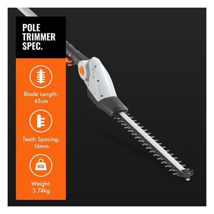 VonHaus akumulatorske teleskopske škarje za grmičevje G-Series VONHAUS VonHaus akumulatorske teleskopske škarje za grmičevje G-Series