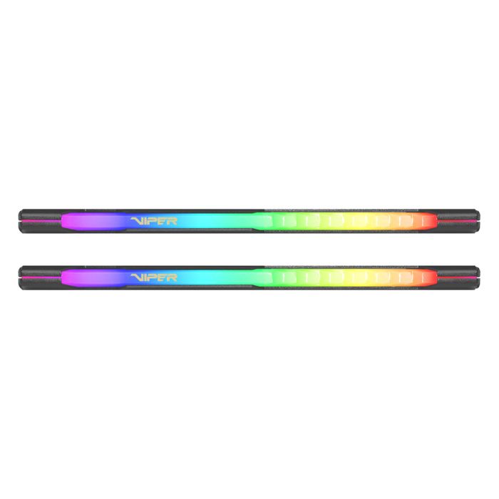 Patriot Viper Steel RGB Kit 32GB (2x16GB) DDR4-3600 DIMM CL20, 1.35V PATRIOT Patriot Viper Steel RGB Kit 32GB (2x16GB) DDR4-3600 DIMM CL20, 1.35V