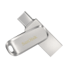 SanDisk Ultra Dual Drive Luxe USB Type-C 64GB 400MB/s USB 3.1 Gen 1, srebrn
