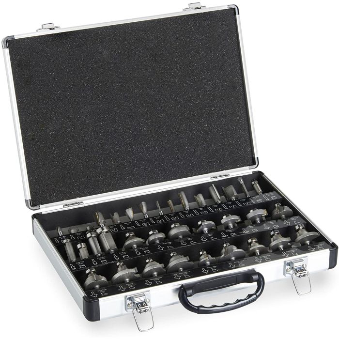 VonHaus 35-delni set nastavkov za rezkarja 6mm VONHAUS VonHaus 35-delni set nastavkov za rezkarja 6mm