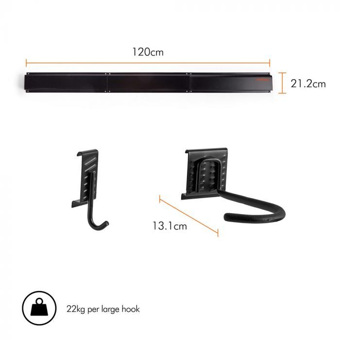 VonHaus 9 delni komplet za shranjevanje koles