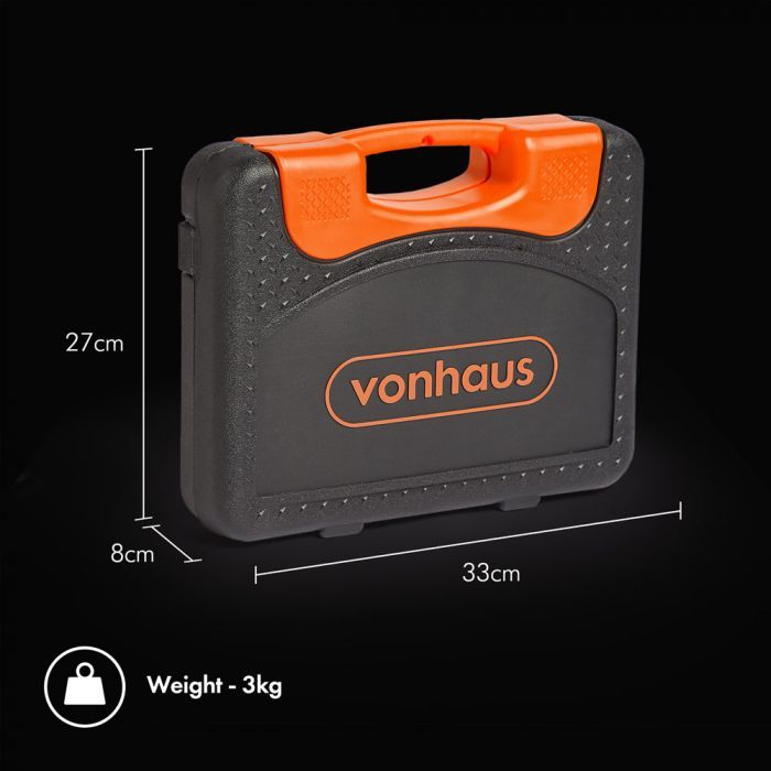 VonHaus 35-delni set ročnega orodja za kolo VONHAUS VonHaus 35-delni set ročnega orodja za kolo