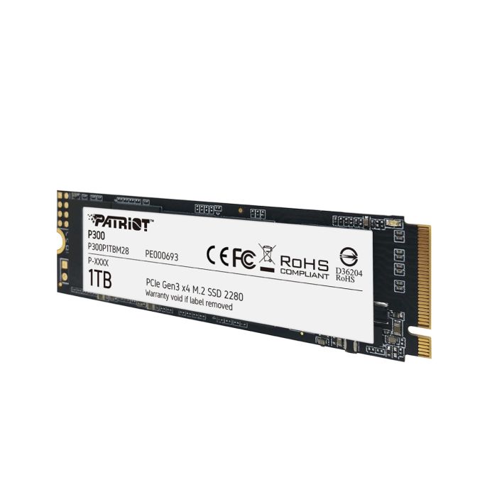 Patriot P300 1TB M.2 NVMe SSD PCIe Gen 3 x4 PATRIOT Patriot P300 1TB M.2 NVMe SSD PCIe Gen 3 x4