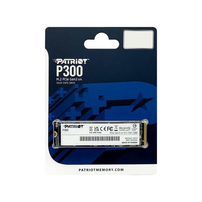 Patriot P300 1TB M.2 NVMe SSD PCIe Gen 3 x4 PATRIOT Patriot P300 1TB M.2 NVMe SSD PCIe Gen 3 x4